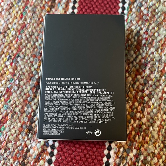 MAC Cosmetics Powder Kiss Lipstick Trio Kit NIB - Picture 3 of 5